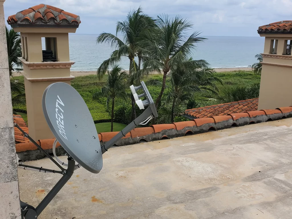 DIRECTV troubleshooting Jupiter FL satellite dish repair and receiver system